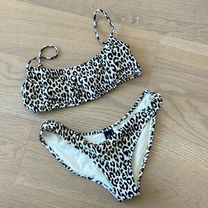 triangl bikini mica style top velvet like new xs bottom M top adjustable strap